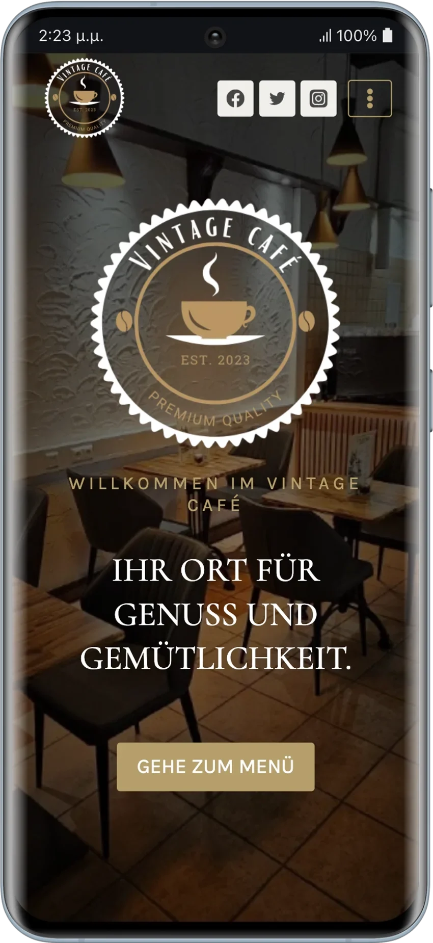 BrandaLAB vintage cafe Portfolio Projects2
