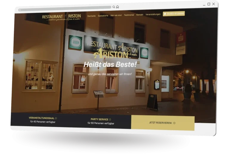 BrandaLAB restaurant ariston Portfolio Projects1