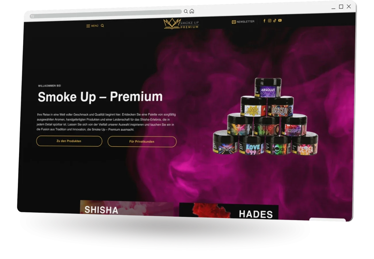 BrandaLAB smoke up Portfolio Projects1