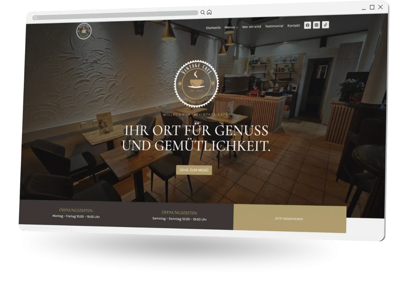 BrandaLAB vintage cafe Portfolio Projects1
